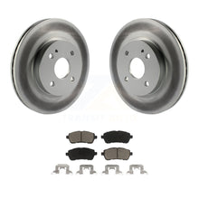 Charger l&#39;image dans la galerie, Front Coated Disc Brake Rotors And Ceramic Pads Kit For 2011-2014 Mazda 2