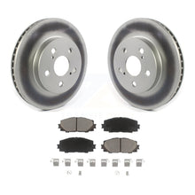 Load image into Gallery viewer, Front Coat Disc Brake Rotor Ceramic Pad Kit For Toyota Prius Corolla Prime AWD-e