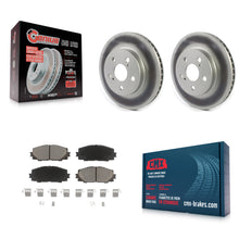 Load image into Gallery viewer, Front Coat Disc Brake Rotor Ceramic Pad Kit For Toyota Prius Corolla Prime AWD-e