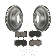 Charger l&#39;image dans la galerie, Front Coat Brake Rotors Ceramic Pad Kit For 2010-2022 Toyota 4Runner Lexus GX460