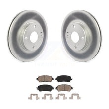 Charger l&#39;image dans la galerie, Front Coated Disc Brake Rotors And Ceramic Pads Kit For Toyota Yaris iA Scion