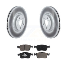 Load image into Gallery viewer, Front Coated Disc Brake Rotors And Ceramic Pads Kit For Volvo XC60