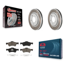Load image into Gallery viewer, Front Coated Brake Rotor Ceramic Pad Kit For Dodge Grand Caravan Chrysler Town &amp;