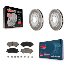 Front Coat Brake Rotors Ceramic Pad Kit For Dodge Grand Caravan Chrysler Voyager