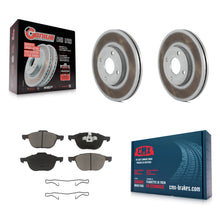 Load image into Gallery viewer, [Front] 2005-2007 Ford Focus Premium Coated Rotors &amp; Ceramic Pads Brake Kit For Max Braking