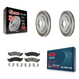 Front Coat Disc Brake Rotor Ceramic Pad Kit For Ford Explorer Sport Trac Mercury