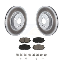 Charger l&#39;image dans la galerie, Front Coated Disc Brake Rotors And Ceramic Pads Kit For Toyota Yaris