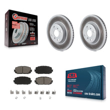 Load image into Gallery viewer, Front Coated Disc Brake Rotors And Ceramic Pads Kit For Toyota Yaris