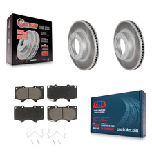 Load image into Gallery viewer, Front Coated Disc Brake Rotor And Ceramic Pad Kit For Toyota 4Runner Lexus GX470