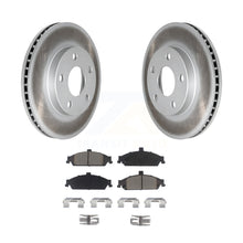 Charger l&#39;image dans la galerie, Front Coated Brake Rotor &amp; Ceramic Pad Kit For Chevrolet Pontiac Grand Am Malibu