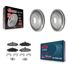 Load image into Gallery viewer, Front Coated Brake Rotor &amp; Ceramic Pad Kit For Chevrolet Pontiac Grand Am Malibu