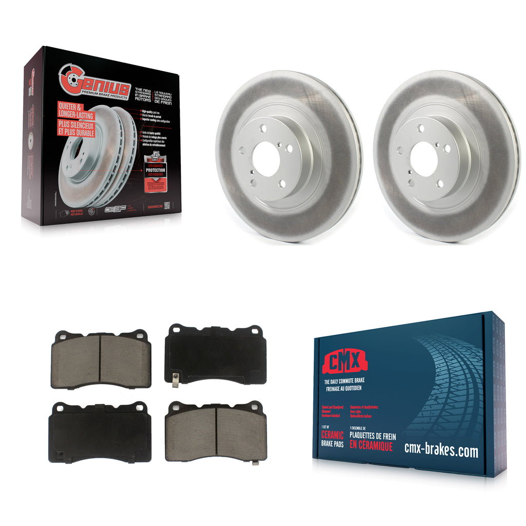 [Front] 2019 Toyota 86 TRD Special Edition Premium Coated Rotors & Ceramic Pads Brake Kit For Max Braking