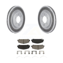 Load image into Gallery viewer, Front Coated Brake Rotor &amp; Ceramic Pad Kit For Nissan TITAN Armada INFINITI QX80