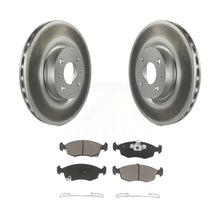 Charger l&#39;image dans la galerie, Front Coated Disc Brake Rotors And Ceramic Pads Kit For Fiat 500