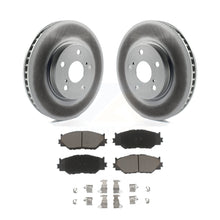 Charger l&#39;image dans la galerie, Front Coated Disc Brake Rotors And Ceramic Pads Kit For Lexus IS250