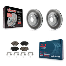 Load image into Gallery viewer, Front Coated Disc Brake Rotors And Ceramic Pads Kit For Lexus IS250
