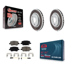 Charger l'image dans la galerie, [Front] 2006-2011 Mercedes-Benz B200 Premium Coated Rotors &amp; Ceramic Pads Brake Kit For Max Braking