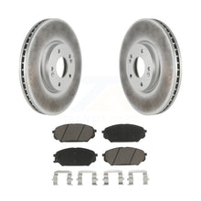 Load image into Gallery viewer, Front Coated Disc Brake Rotor And Ceramic Pad Kit For 2007-2012 Hyundai Veracruz