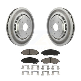 [Front] 2014-2016 Acura MDX Premium Coated Rotors & Ceramic Pads Brake Kit For Max Braking
