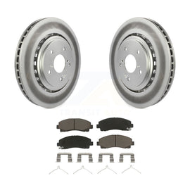 [Front] 2015-2020 Acura TLX Premium Coated Rotors & Ceramic Pads Brake Kit For Max Braking