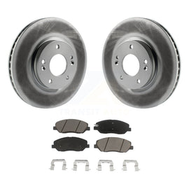 [Front] 2007-2009 Hyundai Santa Fe Premium Coated Rotors & Ceramic Pads Brake Kit For Max Braking
