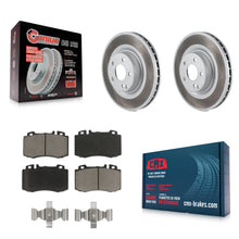 Load image into Gallery viewer, Front Coat Disc Brake Rotor Ceramic Pad Kit For Mercedes-Benz CLS550 CLS500 E550