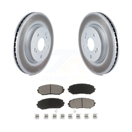 [Front] 2006-2013 Suzuki Grand Vitara Premium Coated Rotors & Ceramic Pads Brake Kit For Max Braking