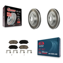 Charger l'image dans la galerie, [Front] 2013-2015 Mazda CX-5 Premium Coated Rotors &amp; Ceramic Pads Brake Kit For Max Braking