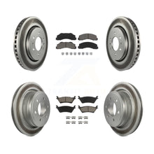 Load image into Gallery viewer, Front Rear Coated Disc Brake Rotors And Ceramic Pads Kit For Ford F-150