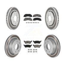 Load image into Gallery viewer, Front Rear Coated Brake Rotor &amp; Ceramic Pad Kit For Ford F-150 With 7 Lug Wheels