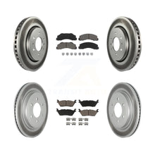 Load image into Gallery viewer, Front Rear Coated Brake Rotors Ceramic Pad Kit For Ford F-150 Expedition Lincoln