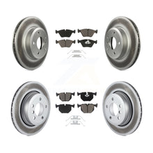 Charger l&#39;image dans la galerie, [Front+Rear] 2004-2010 BMW X3 Premium Coated Rotors &amp; Ceramic Pads Brake Kit For Max Braking