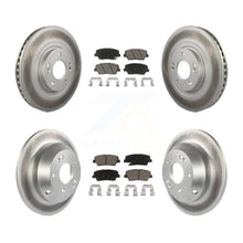 Load image into Gallery viewer, Front Rear Coat Disc Brake Rotors Ceramic Pad Kit For Hyundai Santa Fe Sport Kia