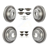 Front Rear Coat Brake Rotor Ceramic Pad Kit For BMW 530xi 535xi 528i xDrive 535i