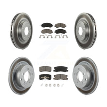 Load image into Gallery viewer, Front Rear Coated Brake Rotors Ceramic Pad Kit For Jeep Patriot Compass Chrysler