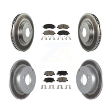 Charger l'image dans la galerie, Front Rear Coated Brake Rotor Ceramic Pad Kit For 2013 Mitsubishi Outlander 3.0L