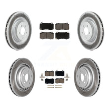 Charger l'image dans la galerie, Front Rear Coat Disc Brake Rotors Ceramic Pad Kit For Dodge Charger Chrysler 300