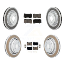 Charger l'image dans la galerie, Front Rear Coat Disc Brake Rotors Ceramic Pad Kit For Dodge Charger Chrysler 300