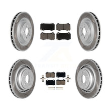 Charger l'image dans la galerie, Front Rear Coat Disc Brake Rotors Ceramic Pad Kit For Dodge Charger Chrysler 300