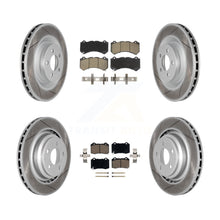 Load image into Gallery viewer, Front Rear Coated Disc Brake Rotors Ceramic Pad Kit For Dodge Challenger Charger