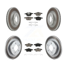 Load image into Gallery viewer, Front Rear Coated Disc Brake Rotors And Ceramic Pads Kit For Mazda 3 Sport