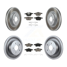 Load image into Gallery viewer, Front Rear Coated Disc Brake Rotors And Ceramic Pads Kit For Ford Escape C-Max