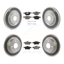 Load image into Gallery viewer, [Front+Rear] 2018-2021 Ford EcoSport FWD Premium Coated Rotors &amp; Ceramic Pads Brake Kit For Max Braking