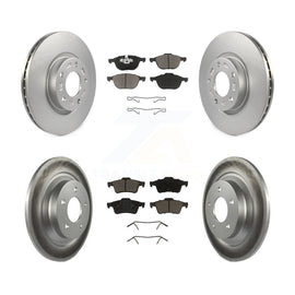 [Front+Rear] 2006 Mazda 5 To 02 06 Premium Coated Rotors & Ceramic Pads Brake Kit For Max Braking