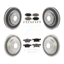 Load image into Gallery viewer, Front Rear Coated Disc Brake Rotors And Ceramic Pads Kit For Buick Envision