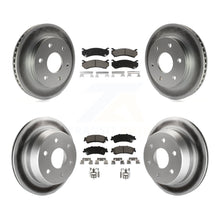 Load image into Gallery viewer, Front Rear Coat Brake Rotors Ceramic Pad Kit For Chevrolet Silverado 1500 GMC XL
