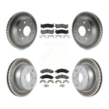 Load image into Gallery viewer, Front Rear Coat Brake Rotors Ceramic Pad Kit For Chevrolet Silverado 1500 GMC XL