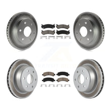 Charger l'image dans la galerie, Front Rear Coat Brake Rotors Ceramic Pad Kit For Chevrolet Tahoe GMC Suburban XL