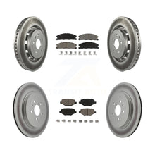 Charger l'image dans la galerie, Front Rear Coat Brake Rotor Ceramic Pad Kit For Ford Explorer Police Interceptor