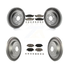 Load image into Gallery viewer, Front Rear Coated Brake Rotors Ceramic Pad Kit For Ford Explorer Taurus Flex MKT